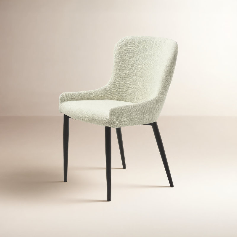 Chaise Lucile Boucle, Blanc cassé