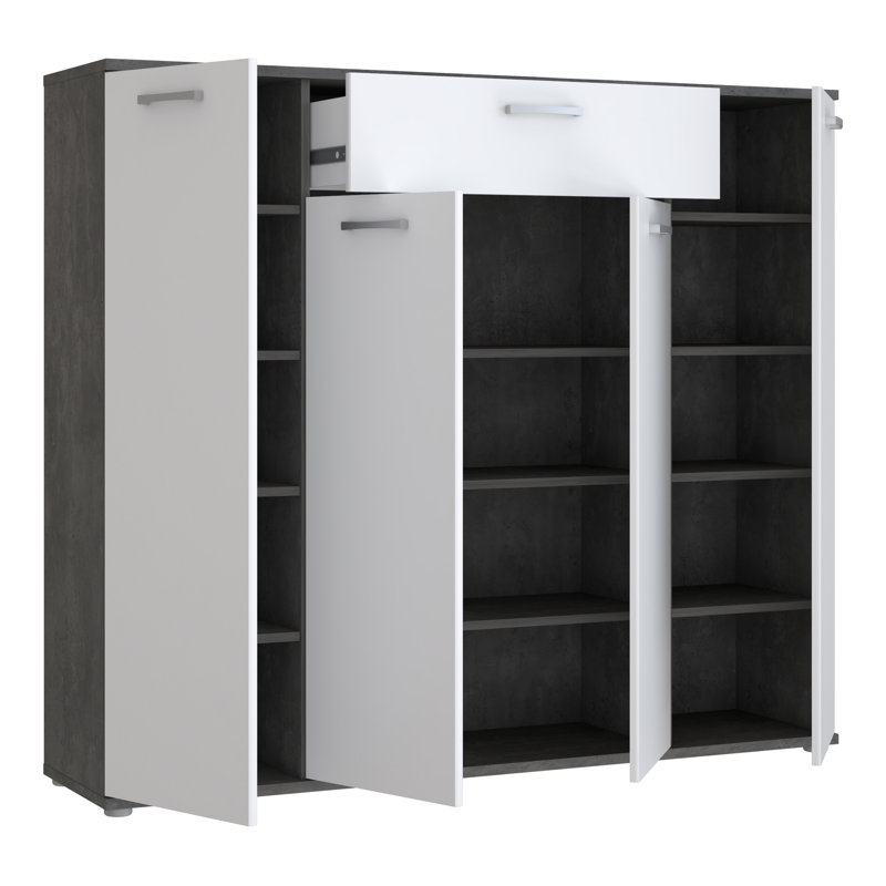 Atterson 47.1cm Sideboard, White/Grey