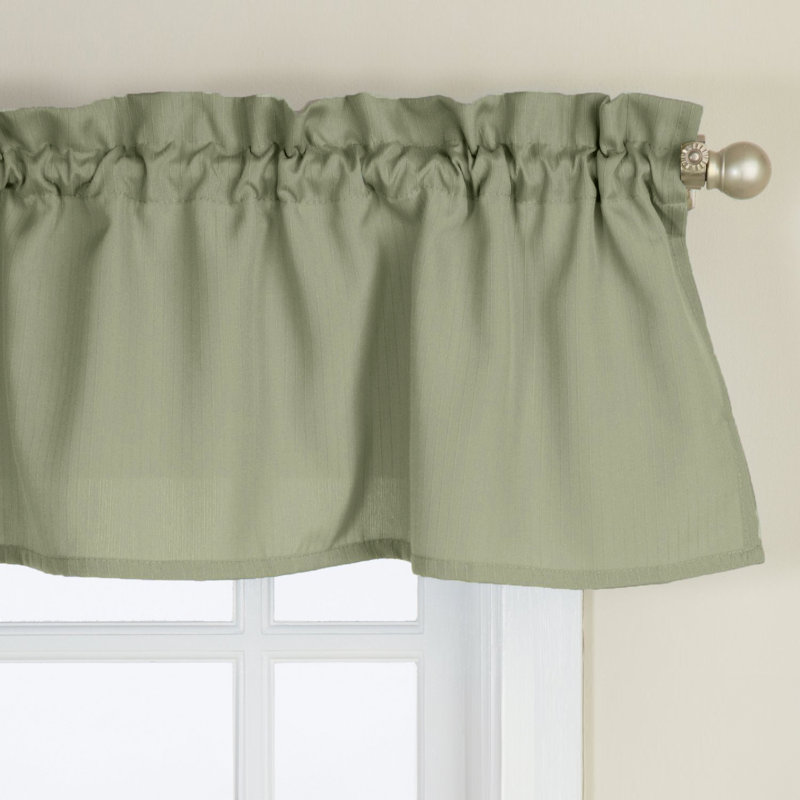 Ennis Tailored Window Valance, Sage