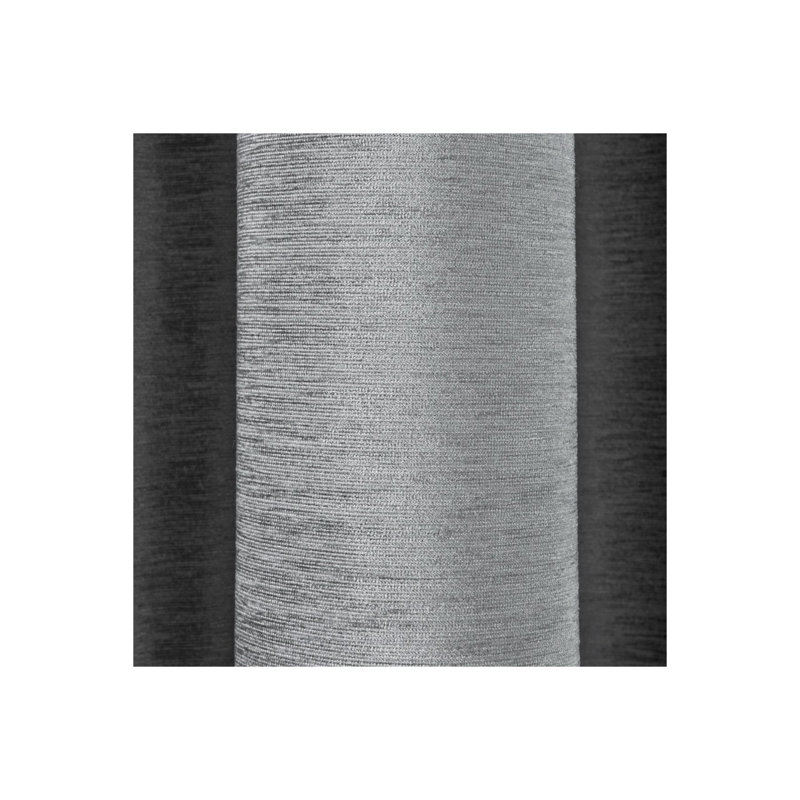 Avonell Room Darkening Curtain Panel Pair, Silver, 457 cm H x 229 cm W