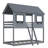 Bunk Bed With Roof, Window, Guardrail, Ladder-374626450