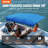 VEVOR 96'' W x 54'' D Polyester Cover Retractable Freestanding Awning