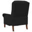 Fauteuil vidaXL en velours noir-1178589468