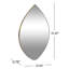 Miroir mural Teardrop