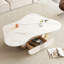 Table basse moderne avec plateau en pierre frittée Modern