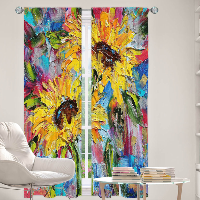 Ensemble de rideaux en polyester 2 pièces, L 20 po x L 52 po