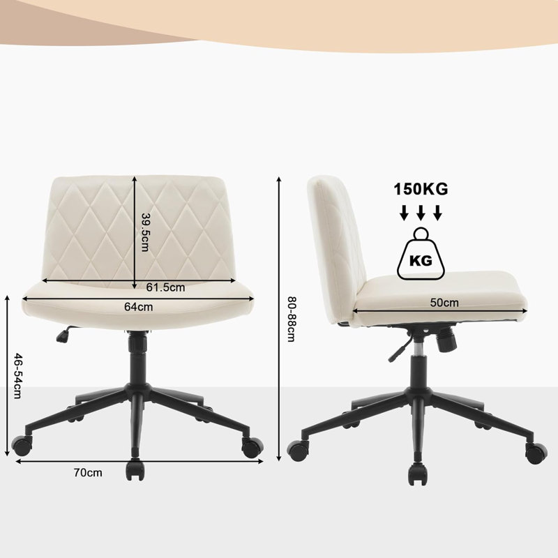 Cleckheaton Velvet Office Chair