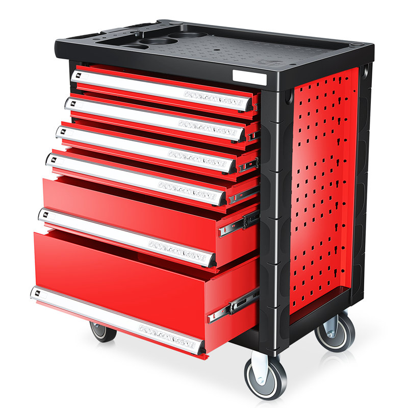 Heavy-Duty 7-Drawer Rolling Tool Chest With Locking System 661 Lb Capacity Mobile Tool Cabinet For Garage, Workshop, Warehouse??