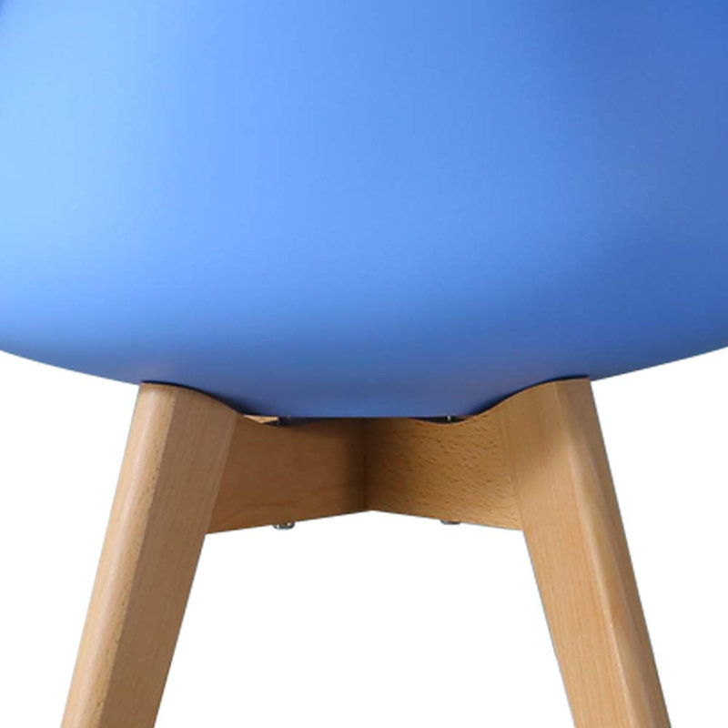 Rafe Upholstered Side Chair, Blue, 4