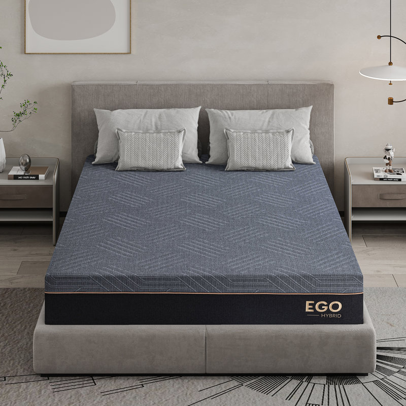 Matelas hybride moyen cuivré 12 po, Simple extra long