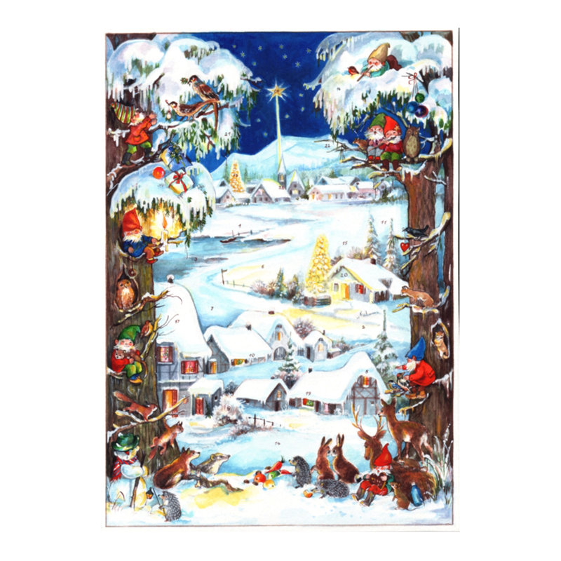 Calendrier d’introduction pour les petits bois et animaux