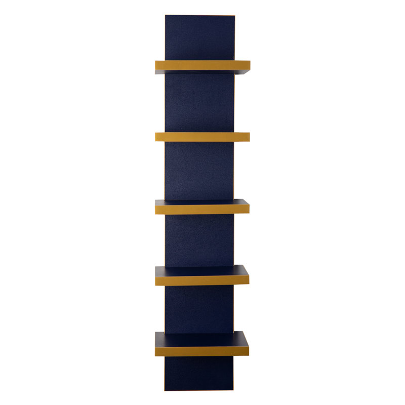 Petite tablette murale 5 niveaux Pel délicieux, Marine