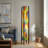 Quintan 72'' Black Column Floor Lamp-1588599296
