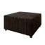 Repose-pieds en velours brun-1647830021