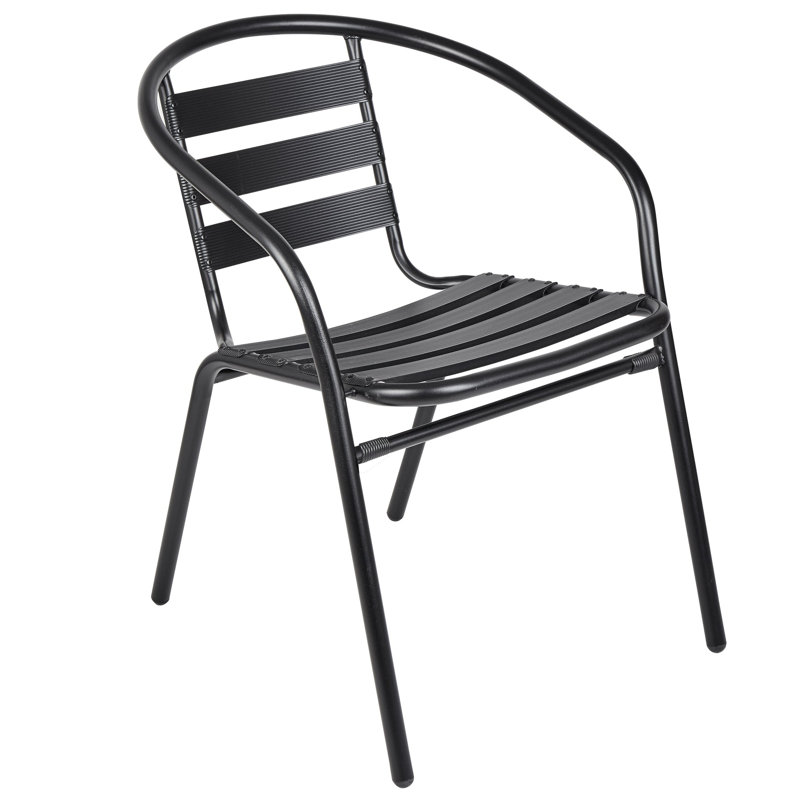 Metal Outdoor Stacking Dining Armchair