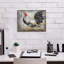  «Gold Lace Rooster B» par Jean Plout, art mural sur toile, 16 po x 12 po