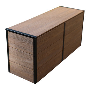 NewTechWood 36'' W Composite Deck Box in Peruvian Teak