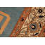 Tapis oriental en laine noué à la main beige / bleu / brun 9 pi 4 po x 11 pi 7 po Badiu
