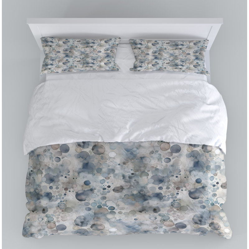 Abstract Duvet Cover, King Duvet Cover + 2 King Shams