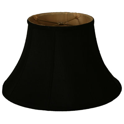 Abat-jour cloche en soie / shantung (araignée)