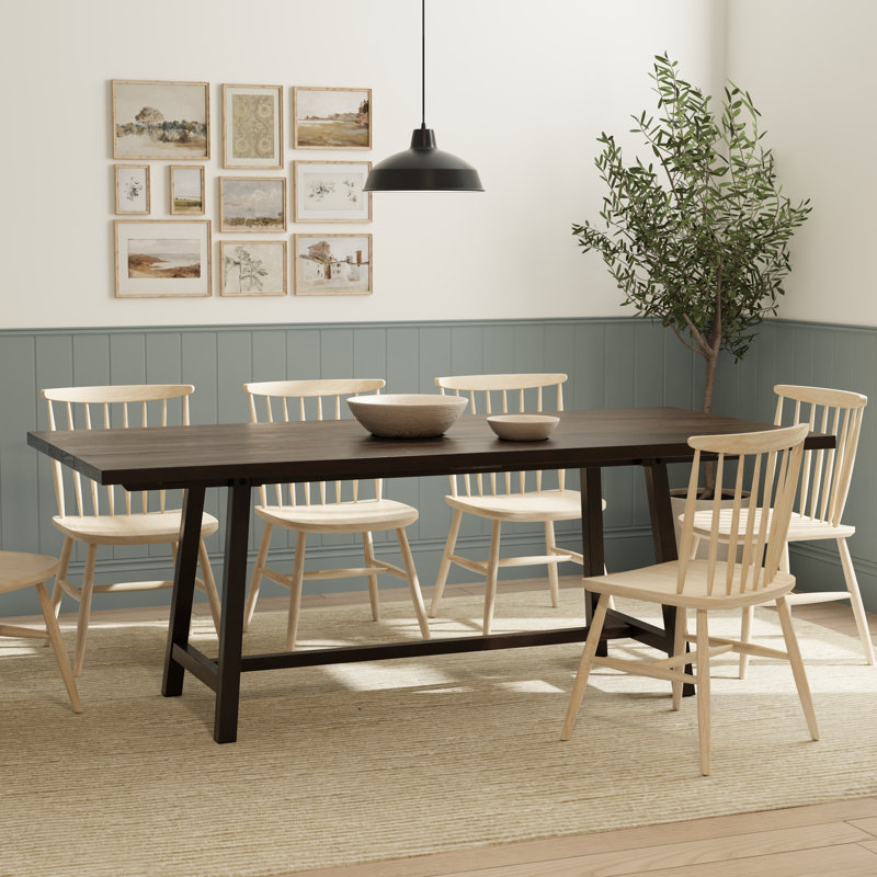 84" Farmhouse Dining Table, Walnut
