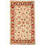 Hand-Knotted High-Quality Cream and Red Area Rug