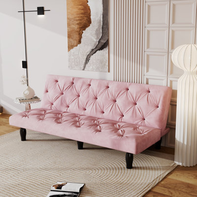 Convertible Sofa Bed With Sturdy Frame And Soft Filler For Comfortable Sleeping And Space-Saving Design, Perfect For Modern Living.
