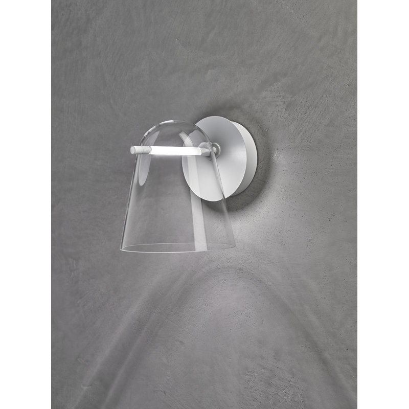 LED Armed Sconce, Matt White, 2700K