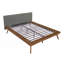 Lit plateforme 1pc avec tête de lit tapissier-1267218034