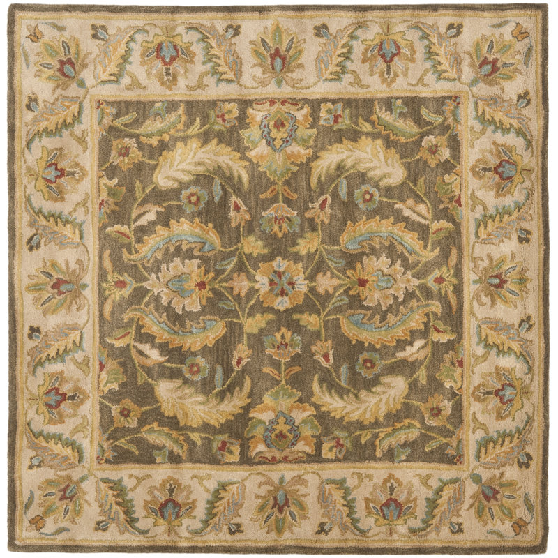 Cranmore Hand Tufted Wool Oriental Rug, Square 6'