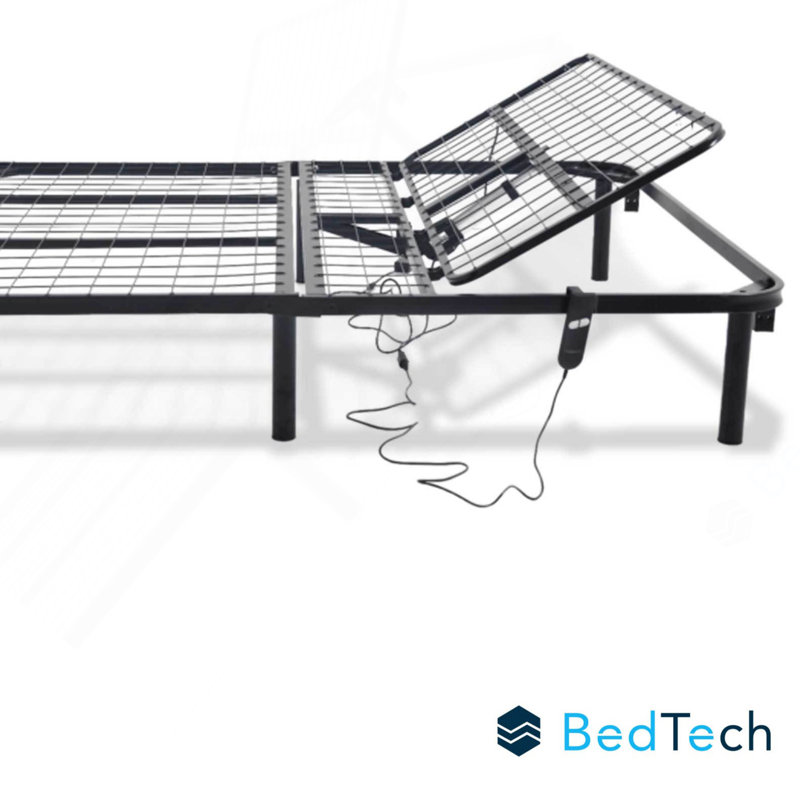 Versatile Adjustable Bed Base With Advanced Head Position Feature, Twin