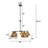 Annarosa 5 - Light Dimmable Tiered Chandelier