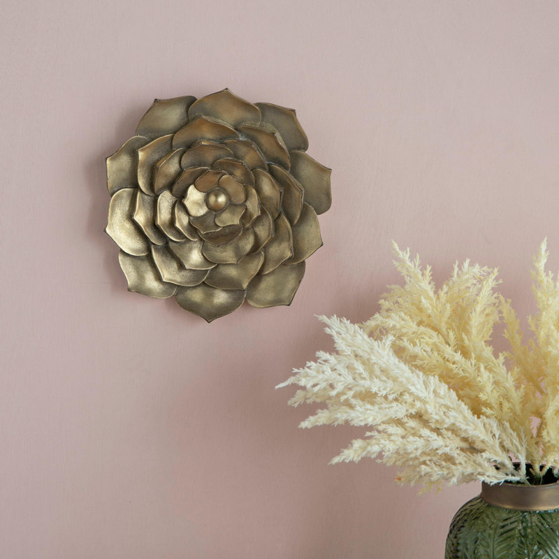 D10x1.4" Succulent Wall Plaque