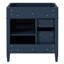 Meuble-lavabo de salle de bain de 30 po sans lavabo supérieur, armoire de rangement moderne avec 2 tiroirs et un tiroir rabattable (BASSIN INCLUS)-114864584