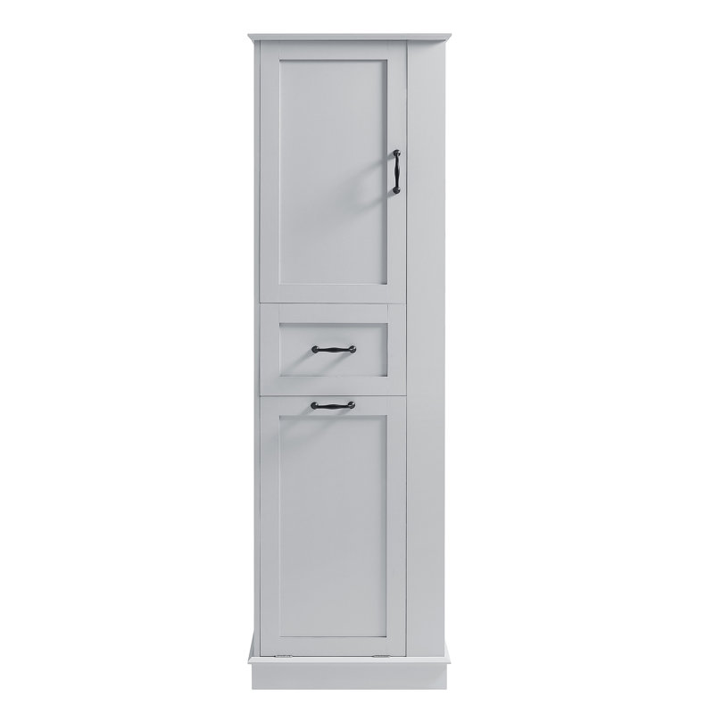 Modern Tall Bathroom Storage Cabinet – Efficient Tilt-Out Compartment With Adjustable Shelves, Soft-Close Hinges, And Aluminum Alloy Handles For Perfect Home Organization