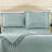 Textured Design Ruffled Border Solid Color Pillow Sham-100249129
