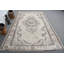 Grand tapis turc Oushak vintage beige pour un décor de salon moderne brun / beige
