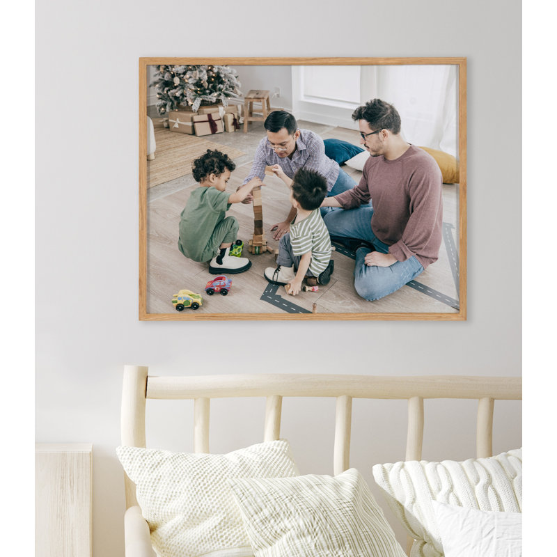Cadre photo mural moderne Modern, L 20 po x H 16 po, Tanné