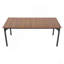 Table de salle à manger rectangulaire en bois 71 pouces pour 6 à 8 personnes (table seulement)