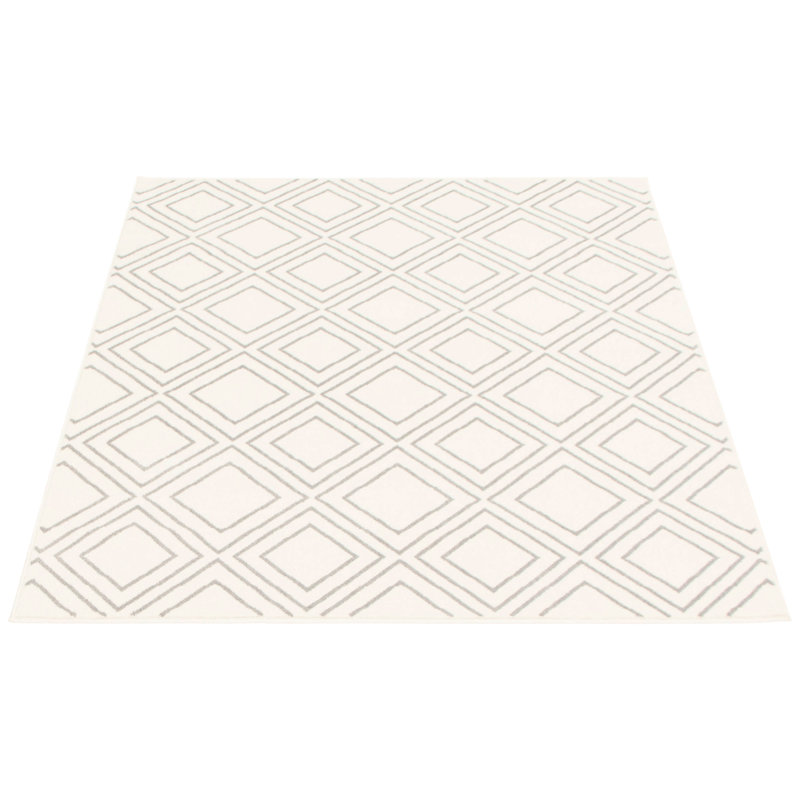 Tapis beige / noir Elisaveta, Rectangle 7 pi 10 po x 10 pi 2 po