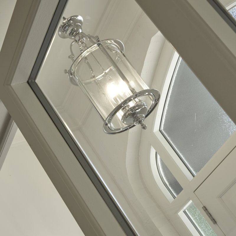 Soissons 3 - Light Chrome Lantern Pendant