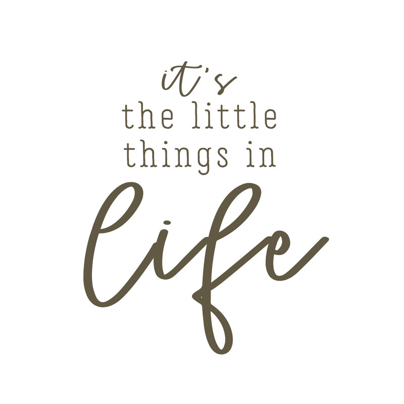 Little Things - Wrapped Canvas Print, 30cm H x 30cm W x 3.8cm D