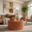 Table basse ronde en terre cuite MGO