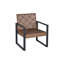 4 meubles de patio: plateau de table en bois, noir et brun modernes, pour l'extérieur Cour: table, coussins