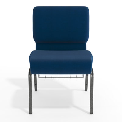 Maevis 21''W Church Chair with Book Rack