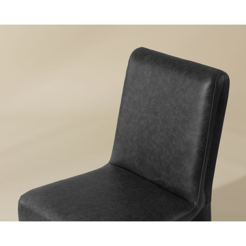 Cascata Upholstered Dining Chair, Black