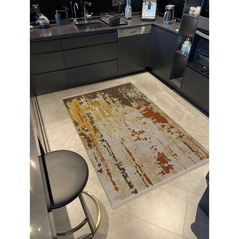 Tapis rectangulaire Vontae, Tapis de couloir 2 pi 8 po x 9 pi 11 po