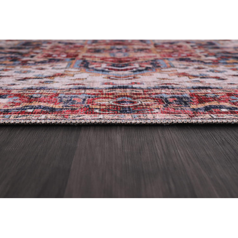 Non Slip Area Rugs Machine Washable Carpet Pad Entryway Rug Low Pile Modern Mat For Bedroom - 1323, Rectangle 160 x 230 cm