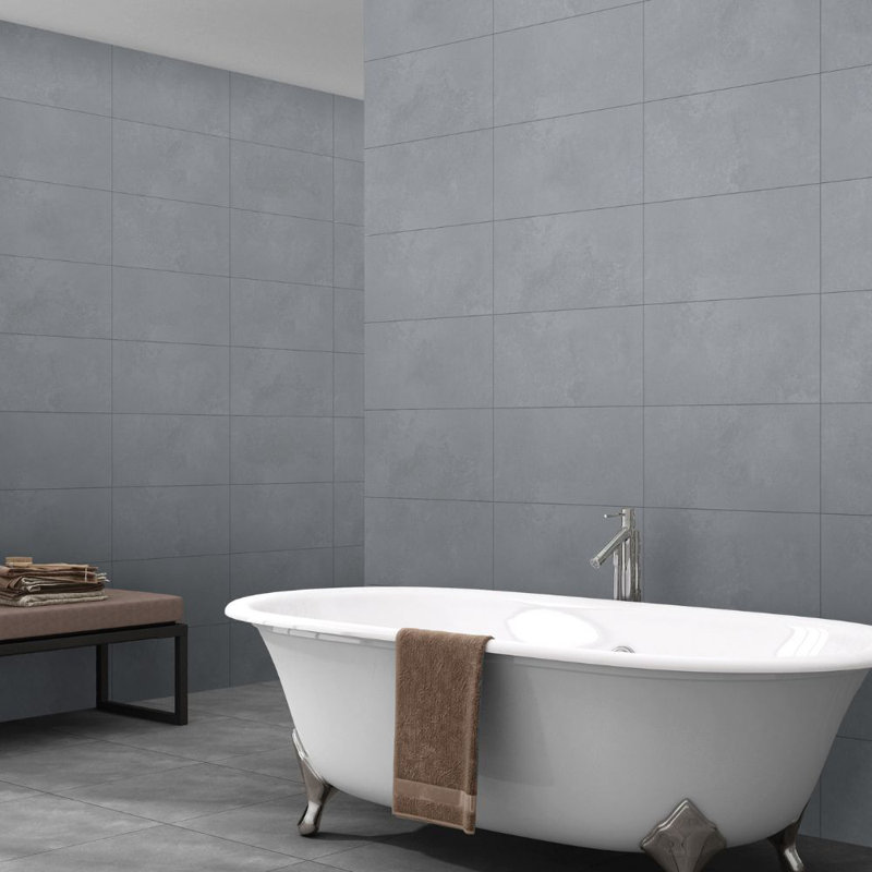 Element Concrete 12" x 24" Matte Porcelain Wall & Floor Tile