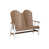 Antique Mahogany/White